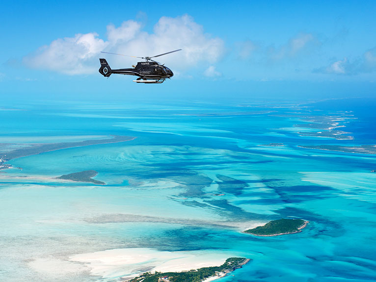 Experience flightseeing in a Helicopter
