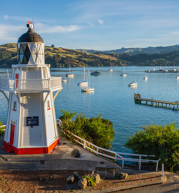 Explore the french village of Akaroa on New Zealand’s South Coast. 