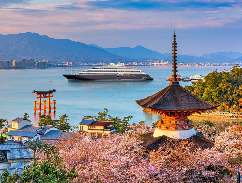 Scenic Eclipse in Japan