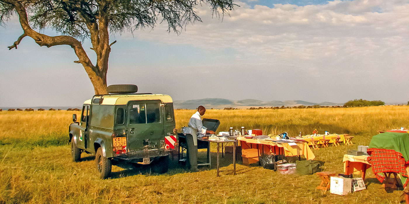 Bush Breakfast, Maasai Mara, Kenya