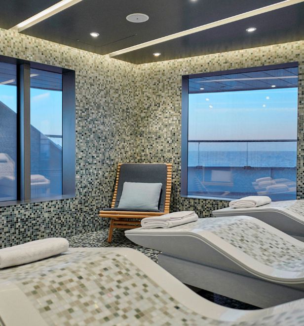Senses Spa Salt Therapy Lounge on board Scenic Eclipse II