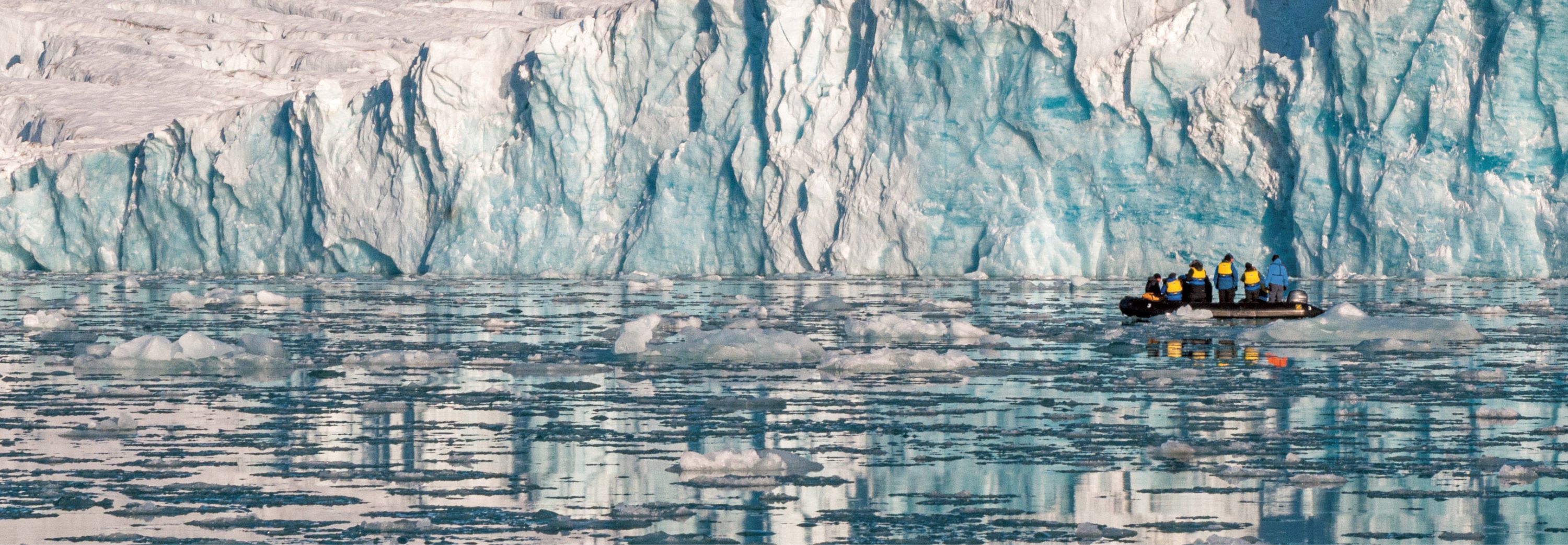 Zodiac crew in Antarctica