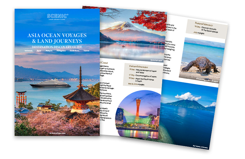 Southeast Asia Destination Guide Brochure Cover and Pages