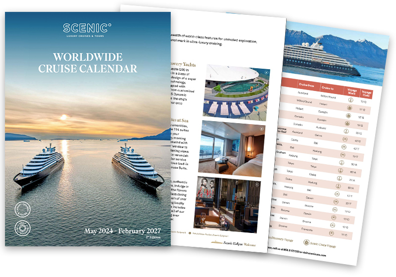 Eclipse 2025-2027 Brochure Cruise Calendar Cover and Pages