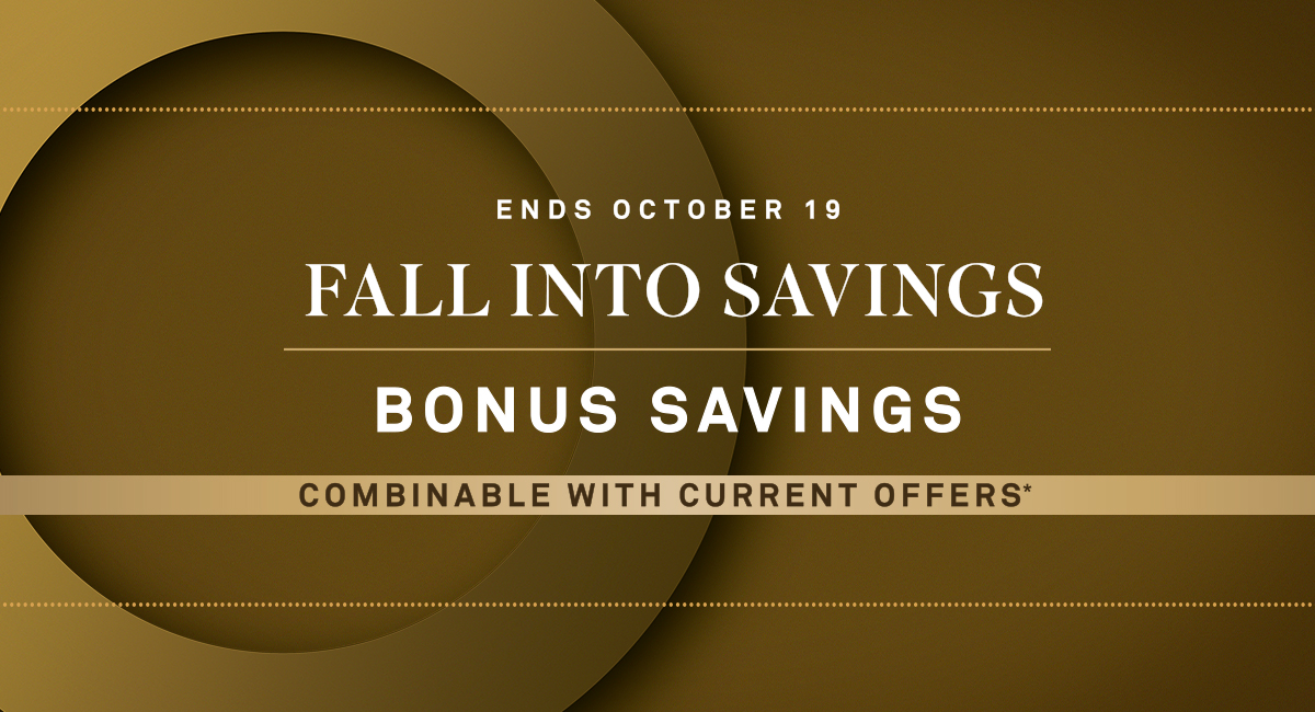 Fall into savings