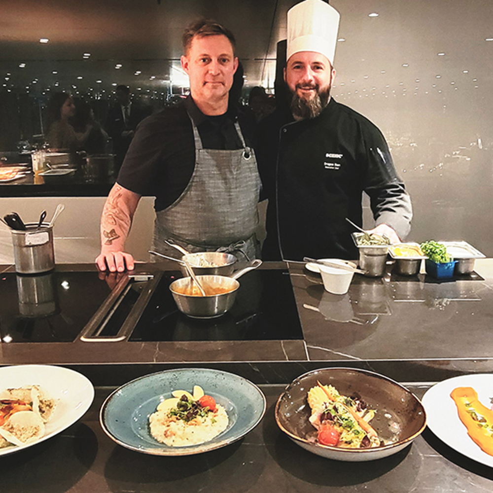 Bryan Voltaggio Cooking demo